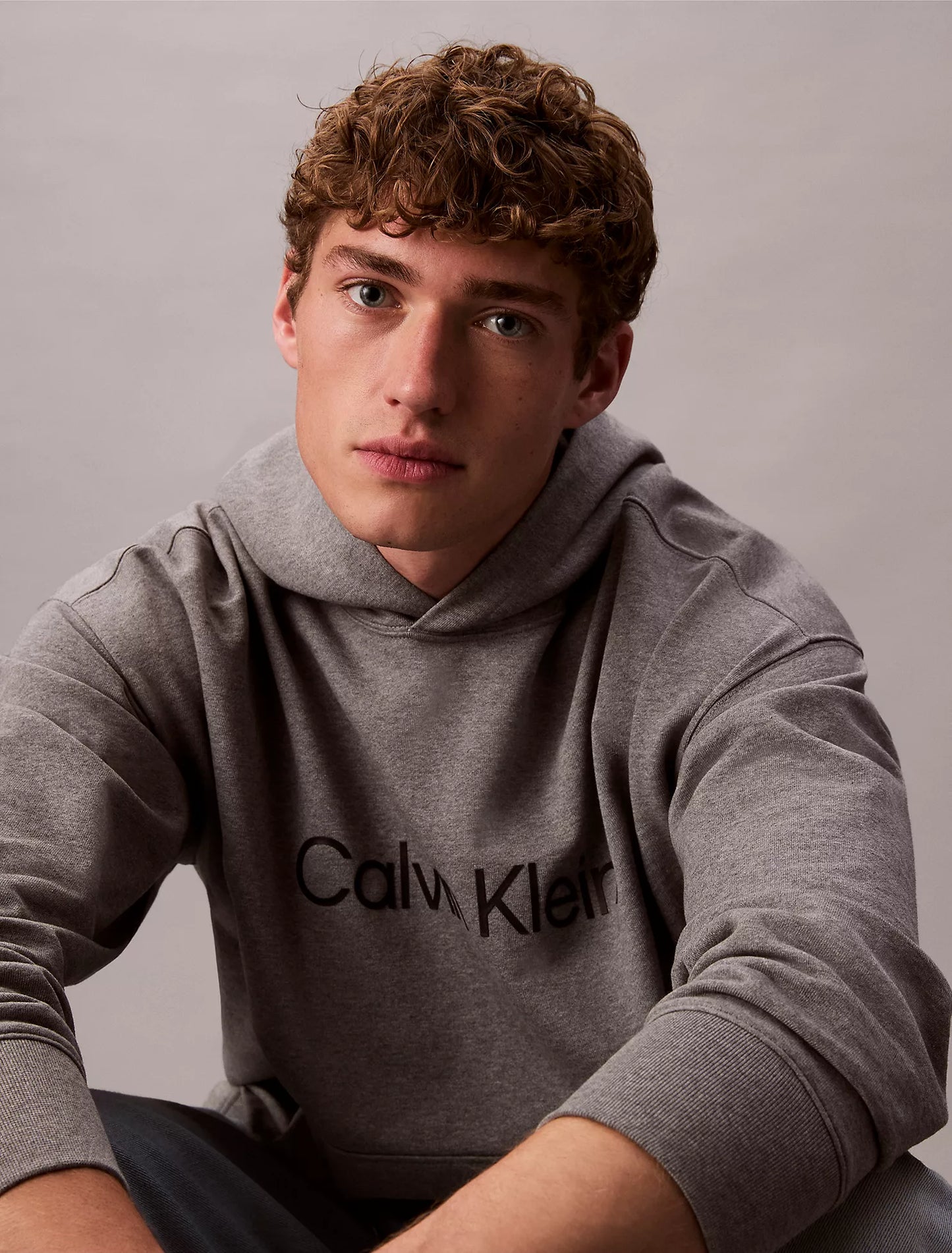 CK HOODIE GREY