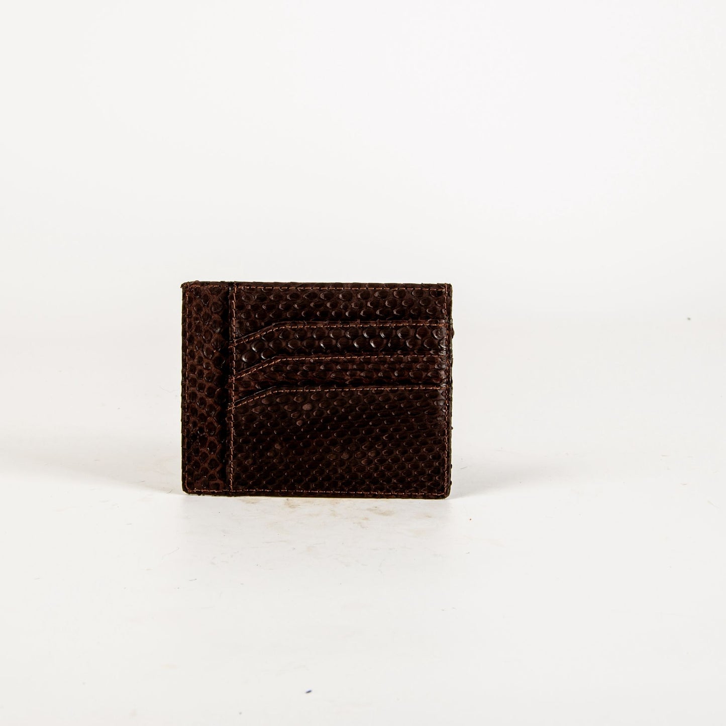 PYTHON LEATHER WALLET BROWN
