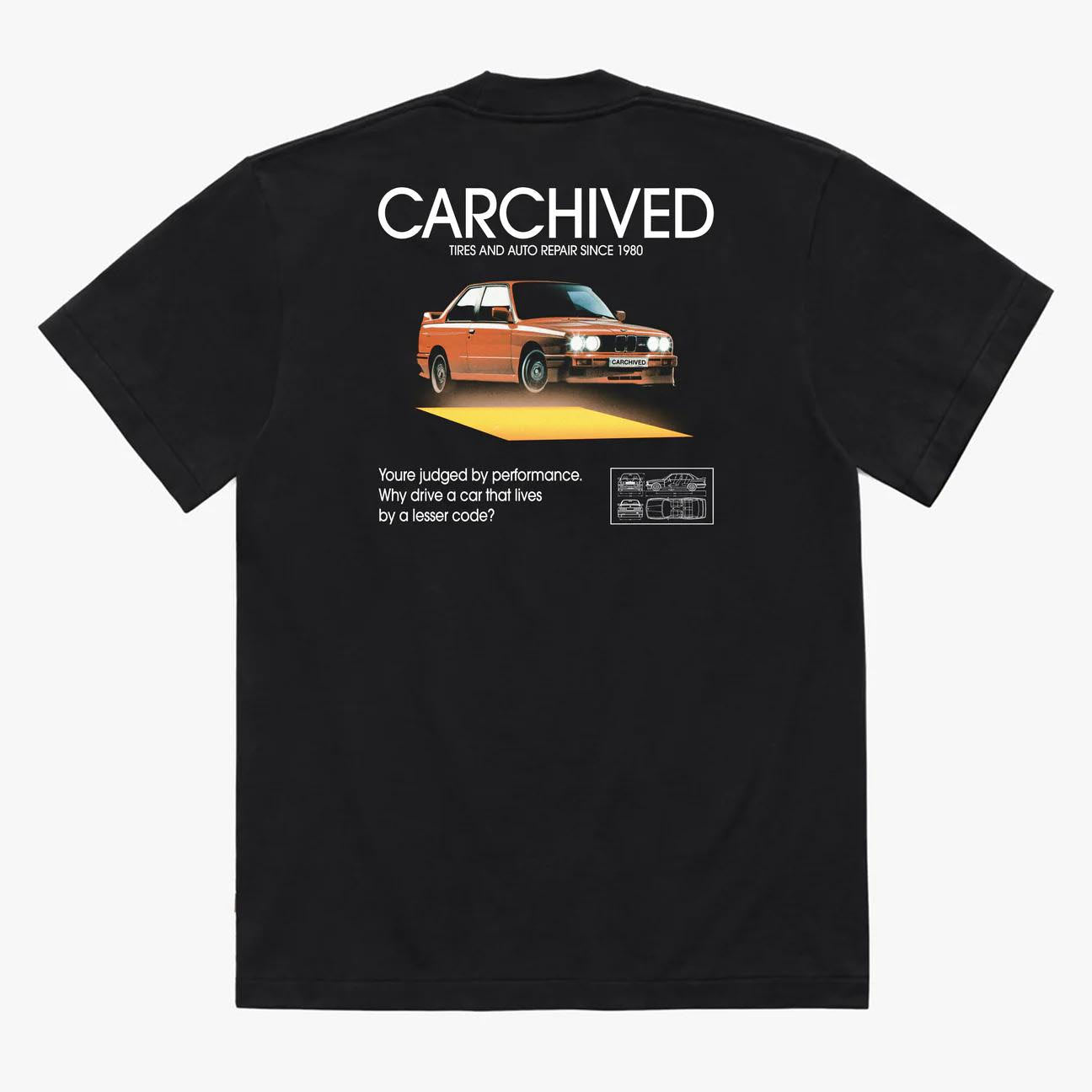 CARCHIEVED TIRES & AUTO REPAIR تي شيرت