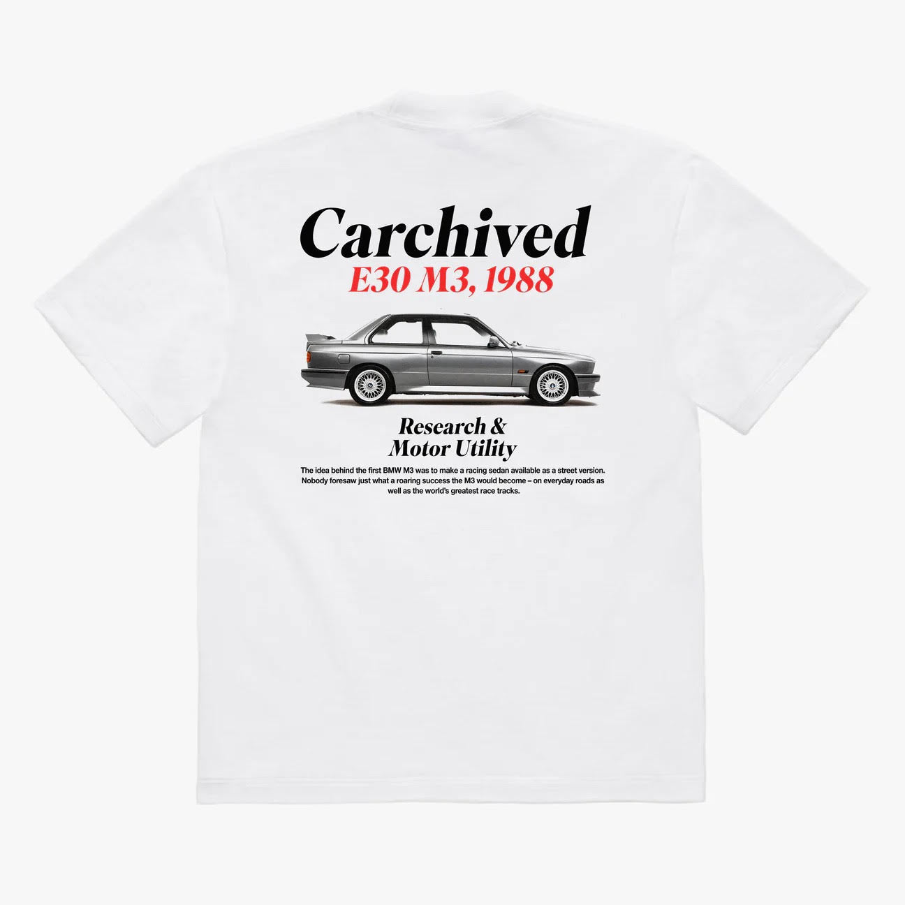 CARCHIEVED E30 تي شيرت