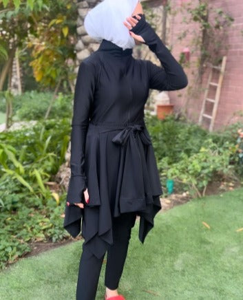 BLACK BURKINI ( SWIMWEAR ) ملابس السباحة