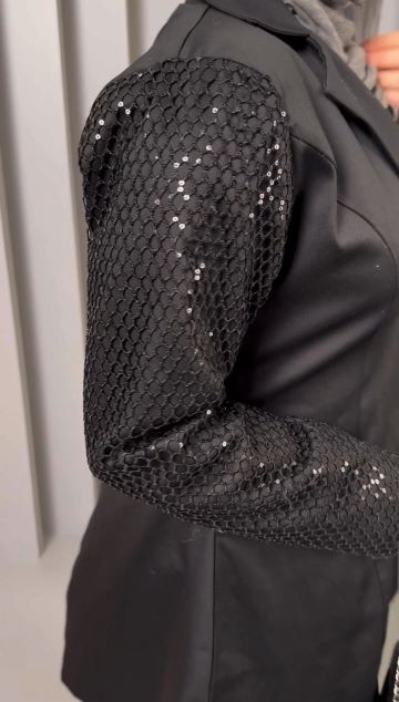 SHINY MESH SET بدلة شبك ترتر