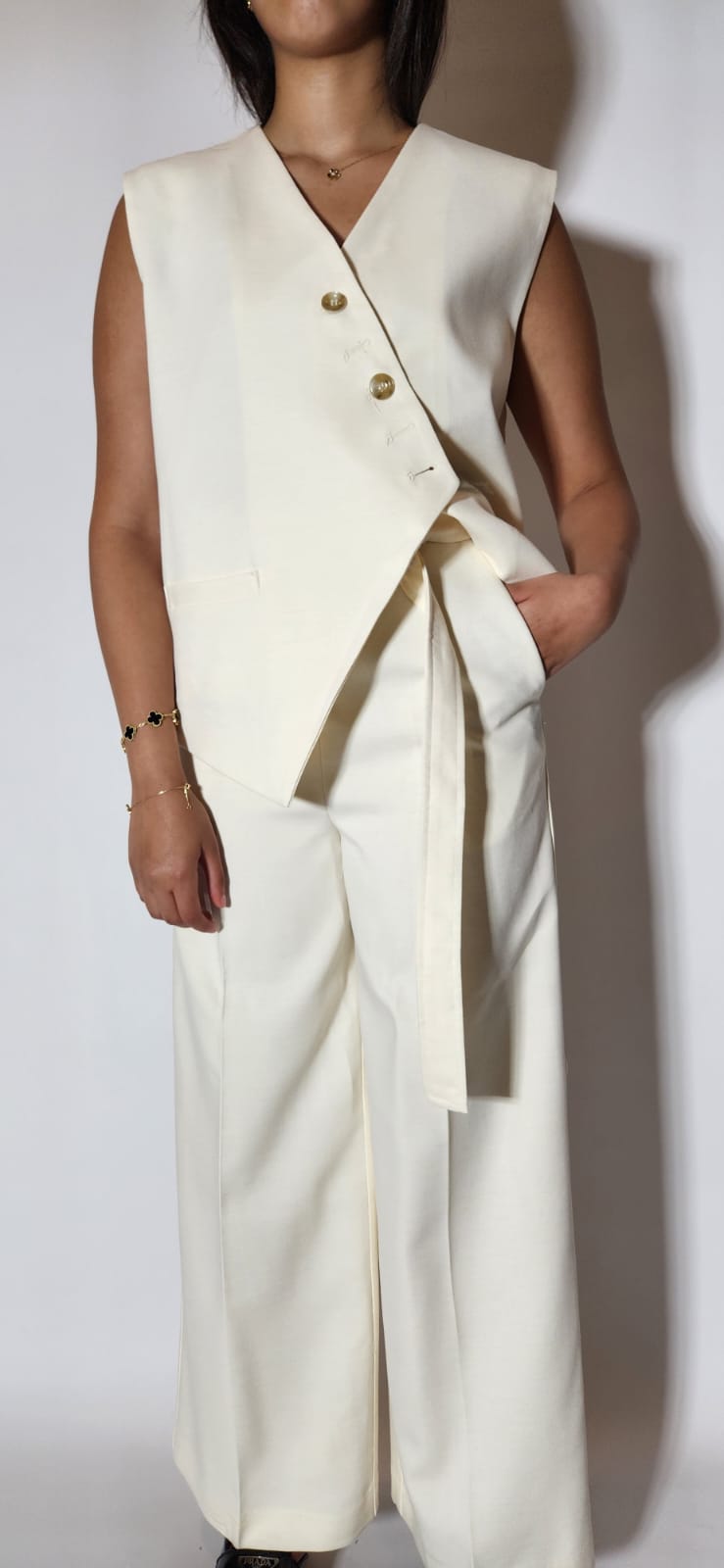KUTS VEST SET BEIGE سترة