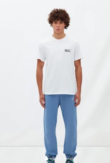 LB SHORT SLEEVE TEE WHITE قميص بأكمام قصيرة