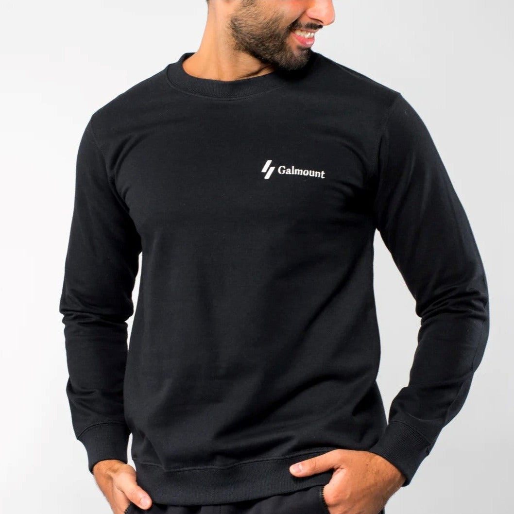 GALMOUNT SWEATSHIRT BLACK سويت شيرت أسود