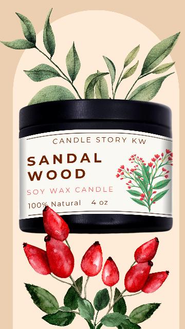 SANDAL WOOD CANDLE