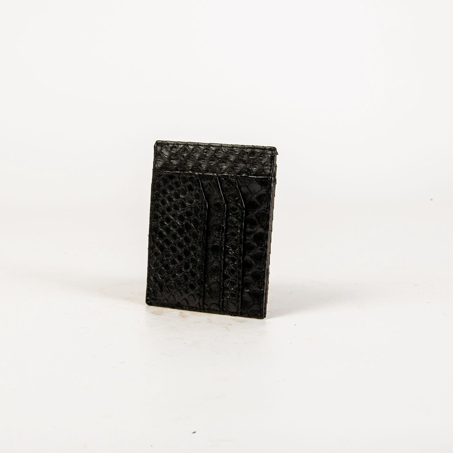 PYTHON LEATHER WALLET BLACK