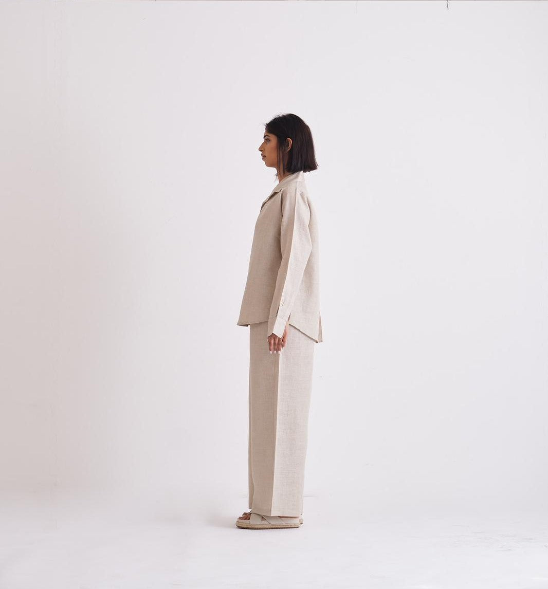 ALIA MEHDAR BEIGE LONGSLEEVE بيج بأكمام طويلة
