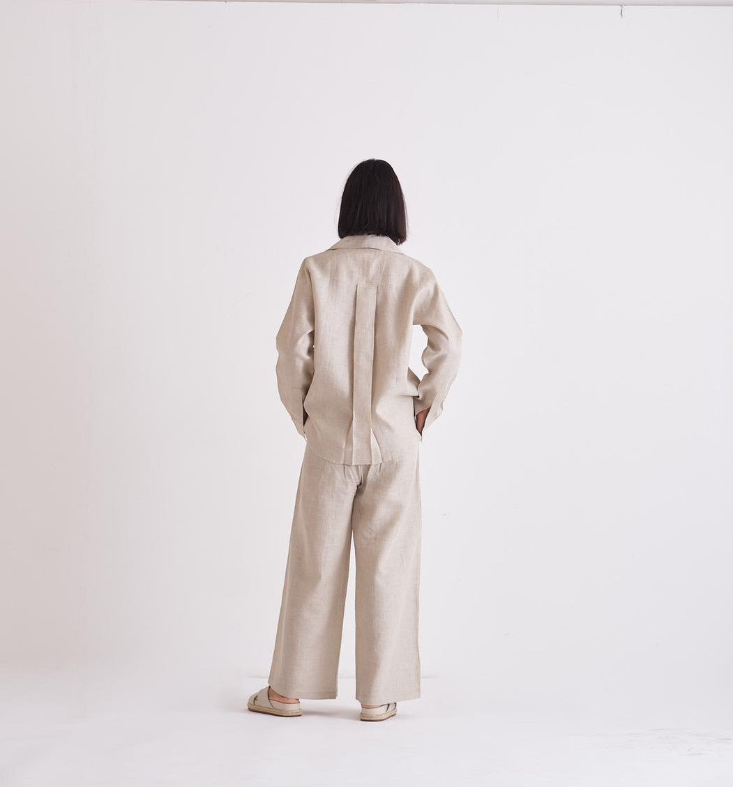 ALIA MEHDAR BEIGE LONGSLEEVE بيج بأكمام طويلة