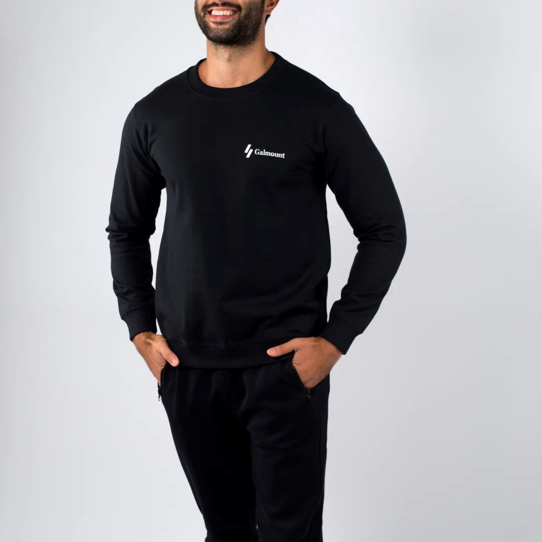 GALMOUNT SWEATSHIRT BLACK سويت شيرت أسود