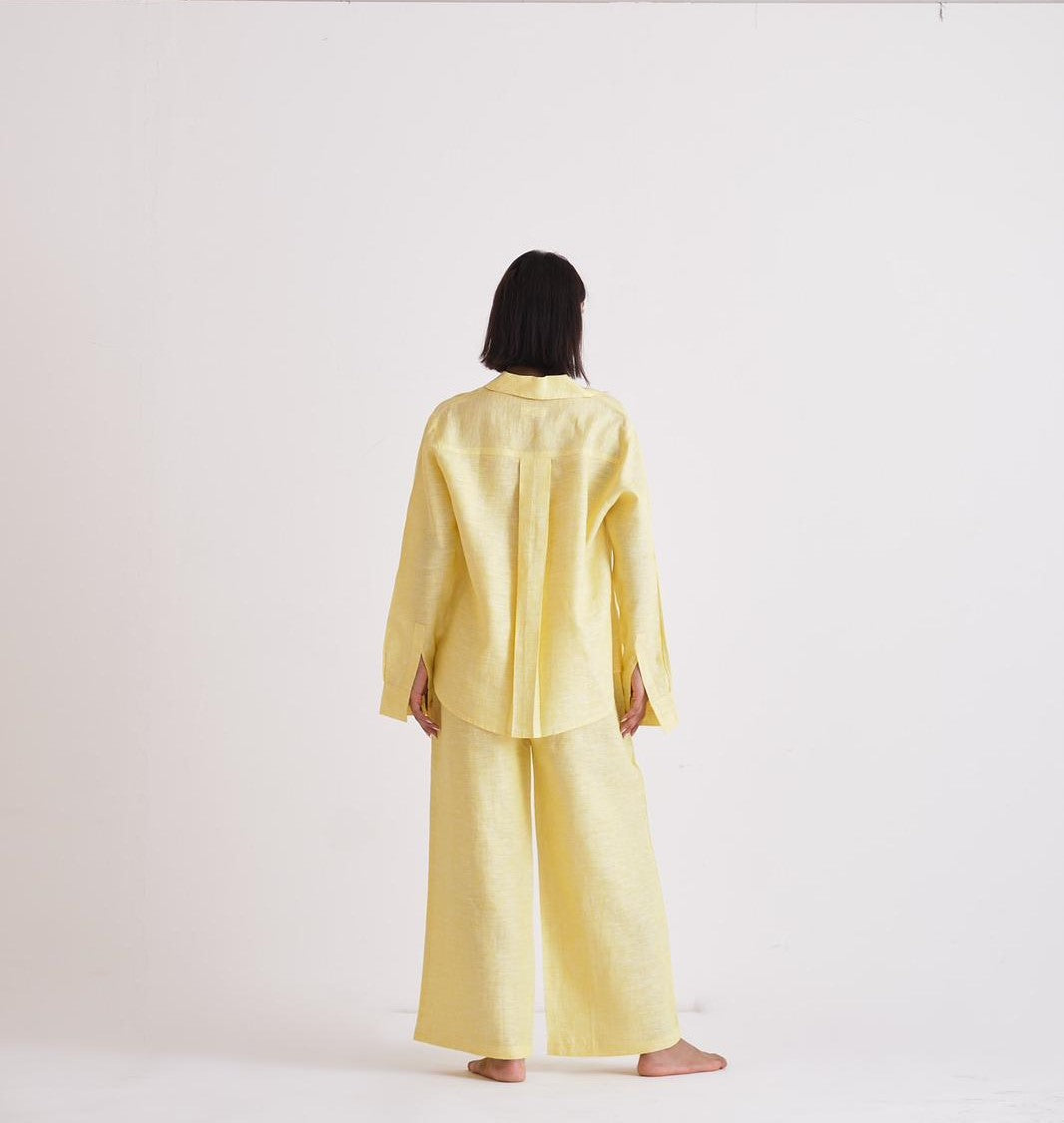 ALIA MEHDAR YELLOW LONGSLEEVE كم طويل أصفر
