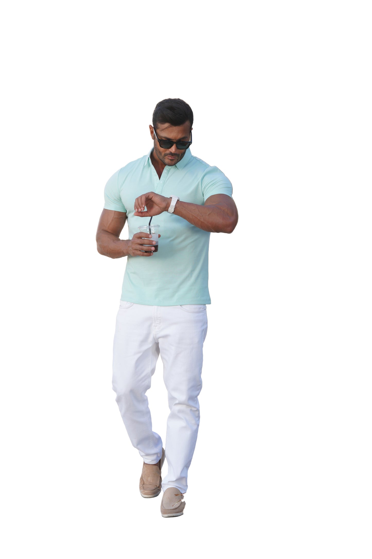 MERGE POLO T-SHIRT GREEN