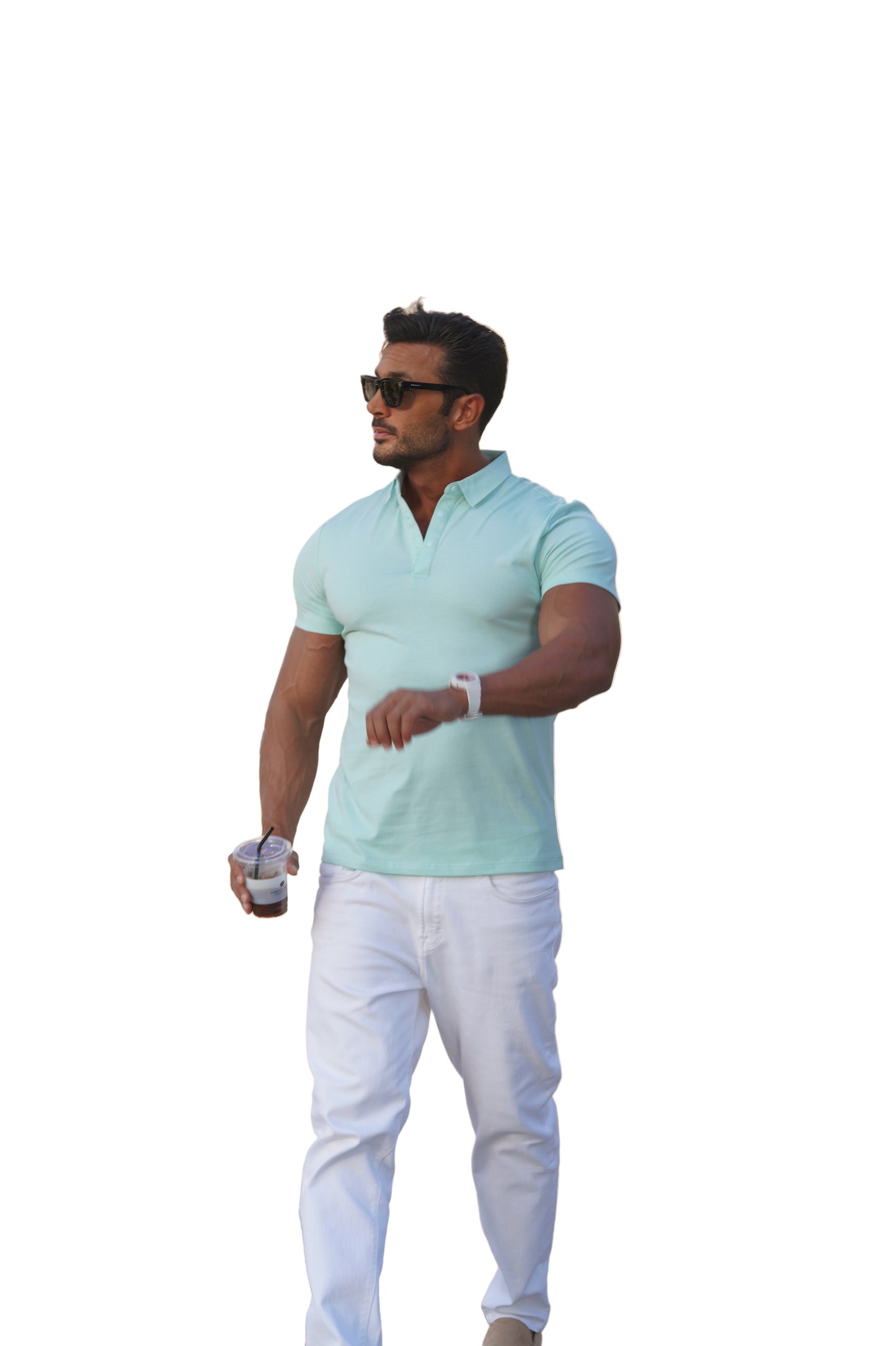 MERGE POLO T-SHIRT GREEN