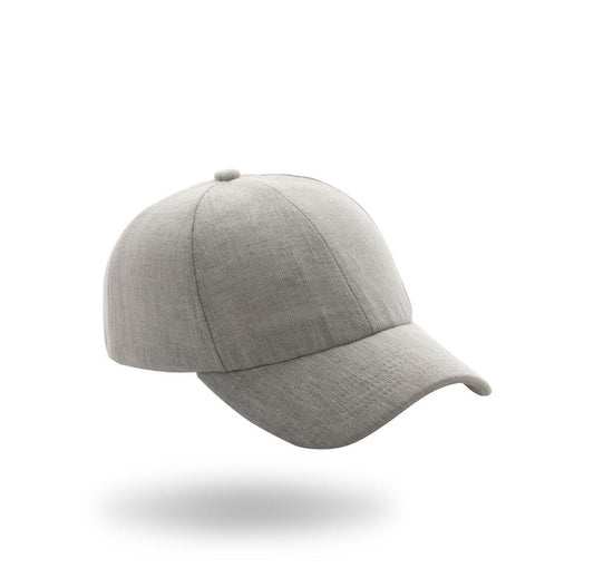 BEIGE LINEN CAP