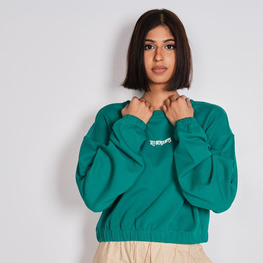 LES BENJAMINS SWEAT SHIRT SEAWEED