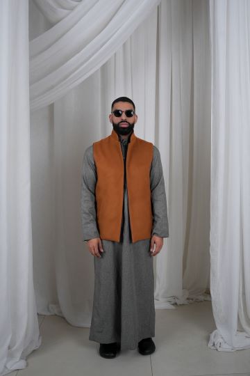 HABOOB VEST NAVY BLUE X BRONZE