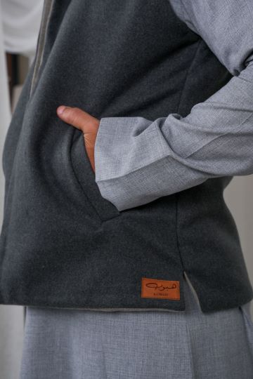 HABOOB VEST DF GREY X BEIGE