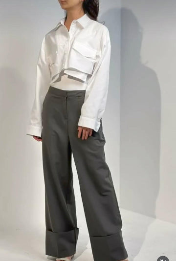 KUTS CROPTOP LS PANTS بنطلون قصير بأكمام طويلة