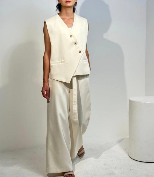 KUTS VEST SET BEIGE سترة