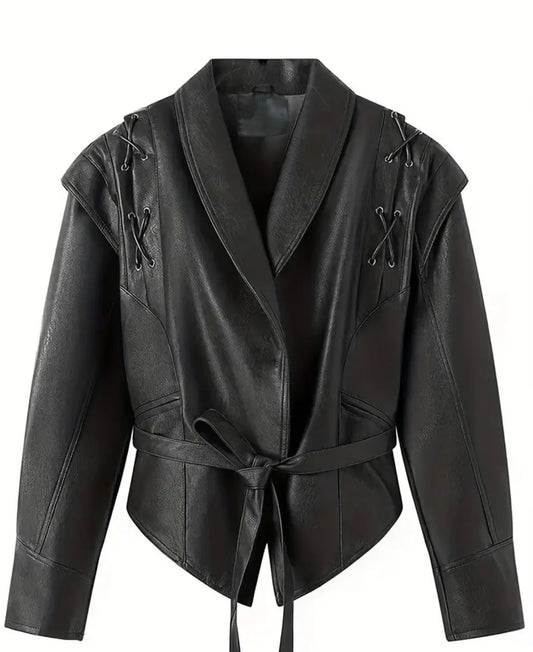 MERGE LEATHER 1 /  (ل+د ) جاكيت جلد 1 ميرج