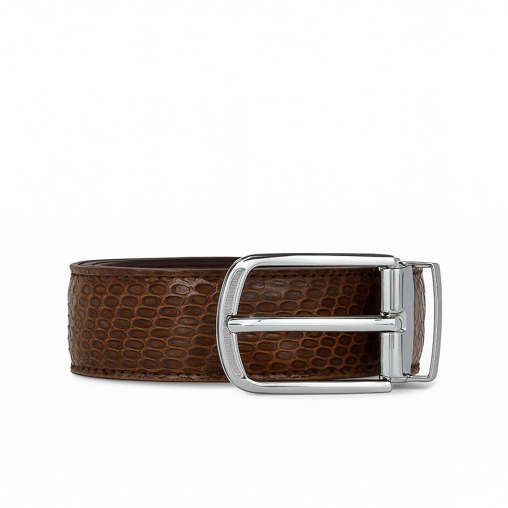 SNAKE LEATHER BELT