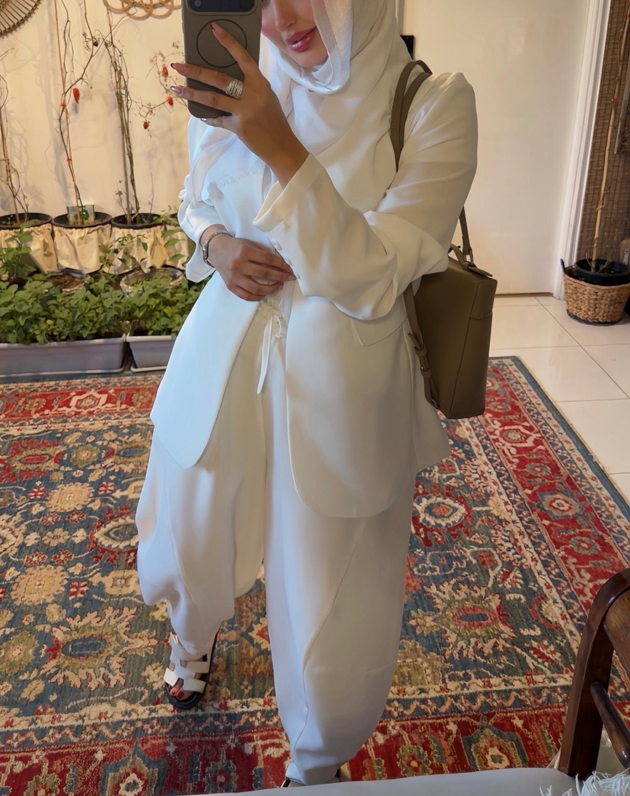 LINEN BLAZER SET