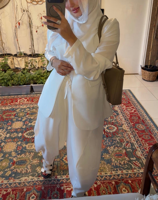 LINEN BLAZER SET