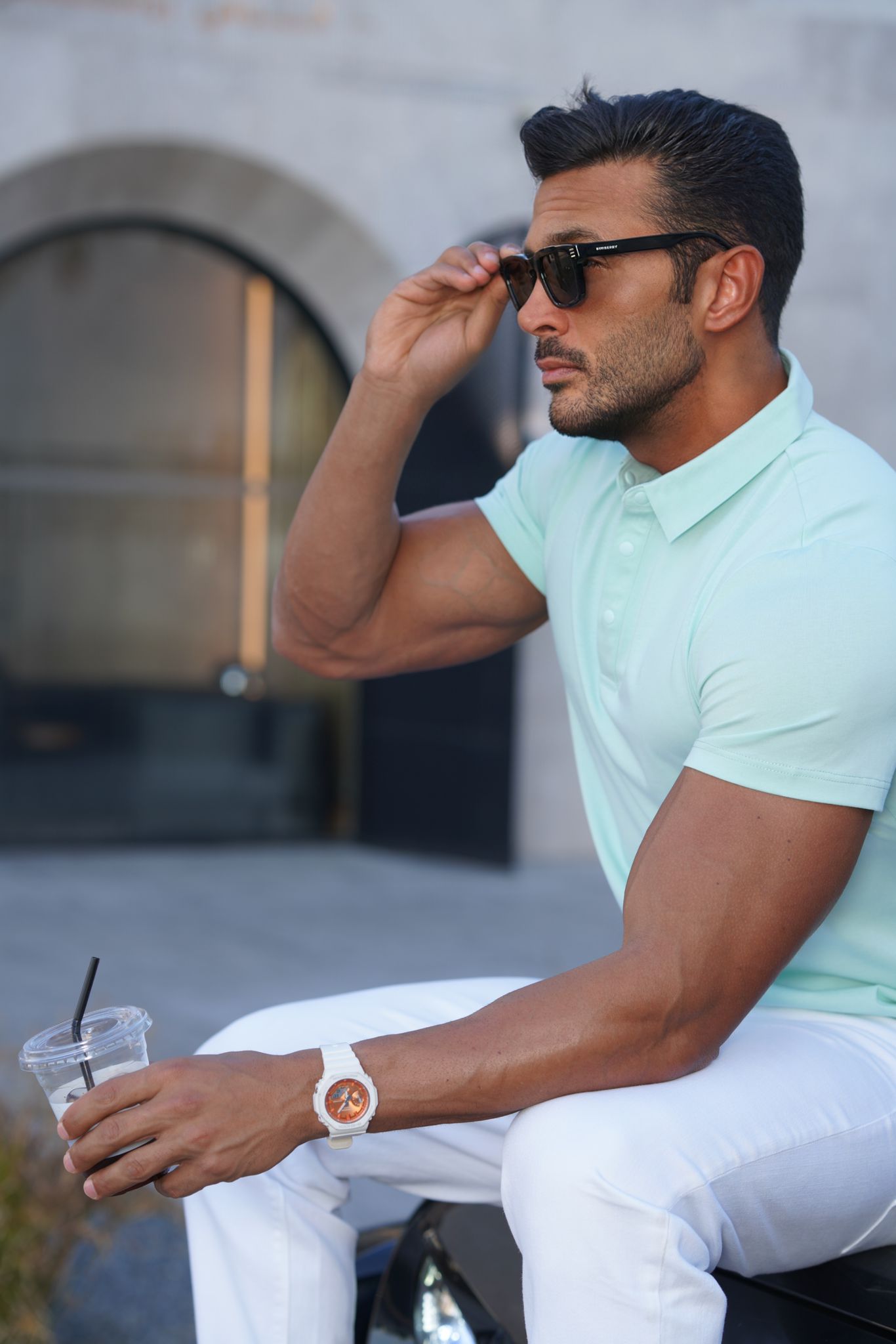 MERGE POLO T-SHIRT GREEN