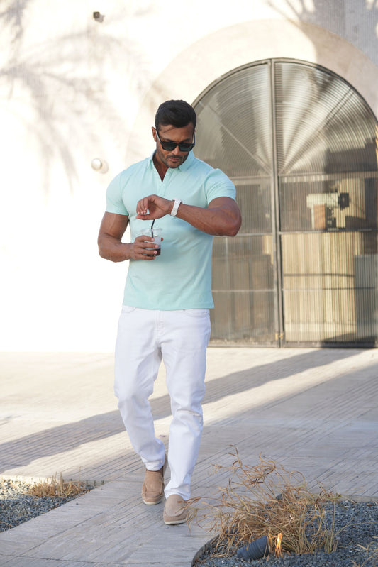 MERGE POLO T-SHIRT GREEN