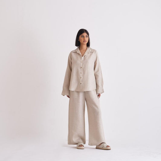 ALIA MEHDAR BEIGE LONGSLEEVE بيج بأكمام طويلة