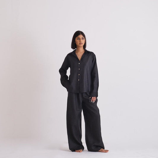ALIA MEHDAR BLACK LONGSLEEVE كم طويل باللون الأسود