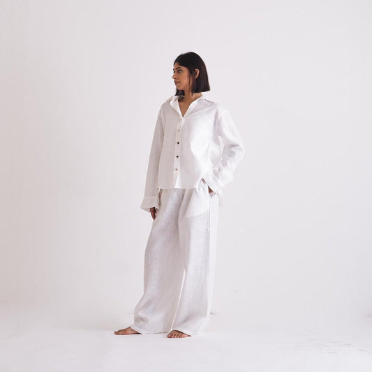 ALIA MEHDAR WHITE LONGSLEEVE كم طويل أبيض